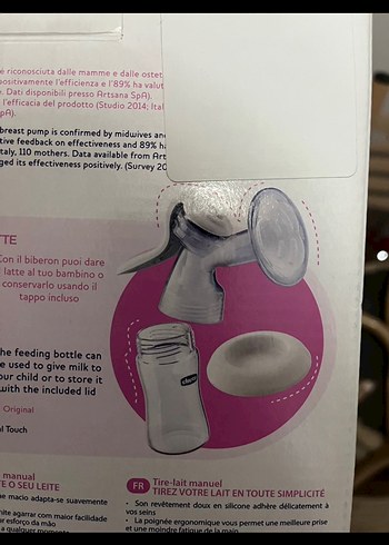 Chicco Beyaz Manuel Göğüs Pompası - Görsel 6