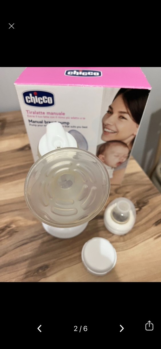 Chicco Beyaz Manuel Göğüs Pompası - Görsel 2