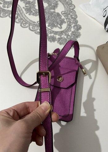 Polo pembe telefon çantası - Görsel 4