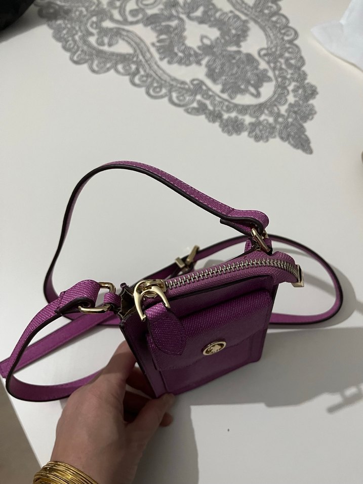 Polo pembe telefon çantası - Görsel 2