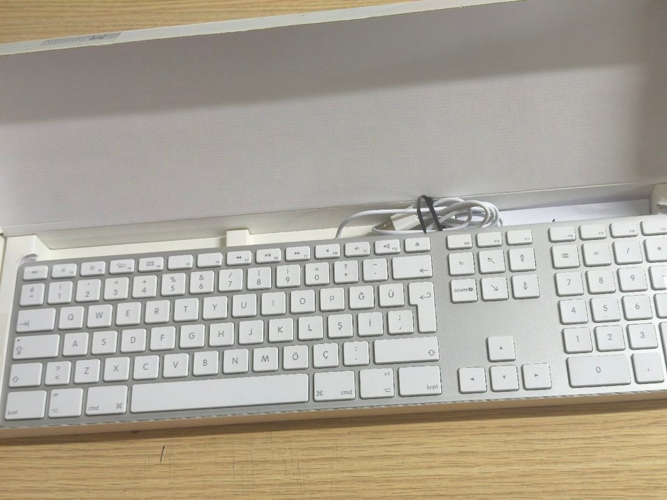 Apple A1243 Beyaz Sıfır Klavye - Görsel 2