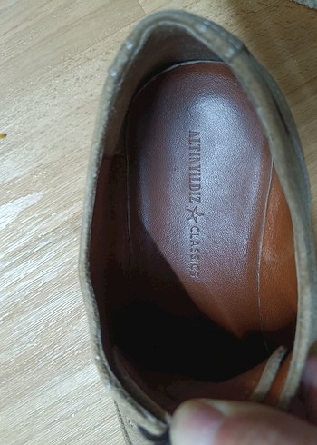 Altınyıldız orijinal Bej Süet Erkek  Ayakkabı 42 numara - Görsel 5