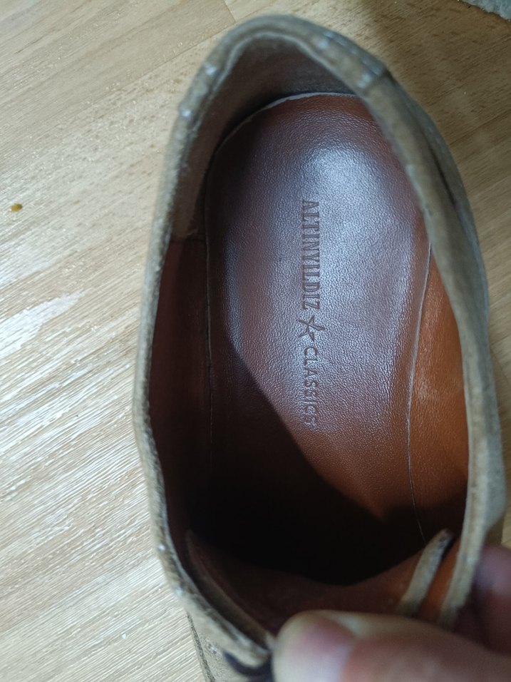 Altınyıldız orijinal Bej Süet Erkek  Ayakkabı 42 numara - Görsel 5