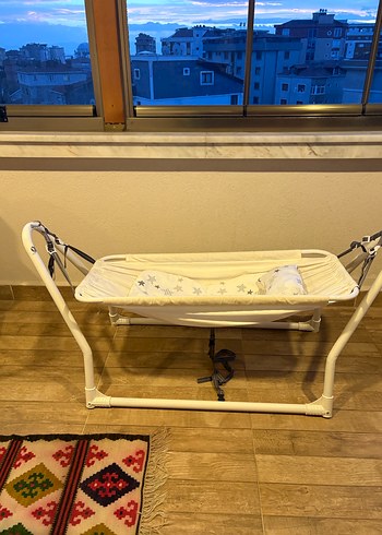 Beyaz Bebek Beşiği hamağı - Görsel 2