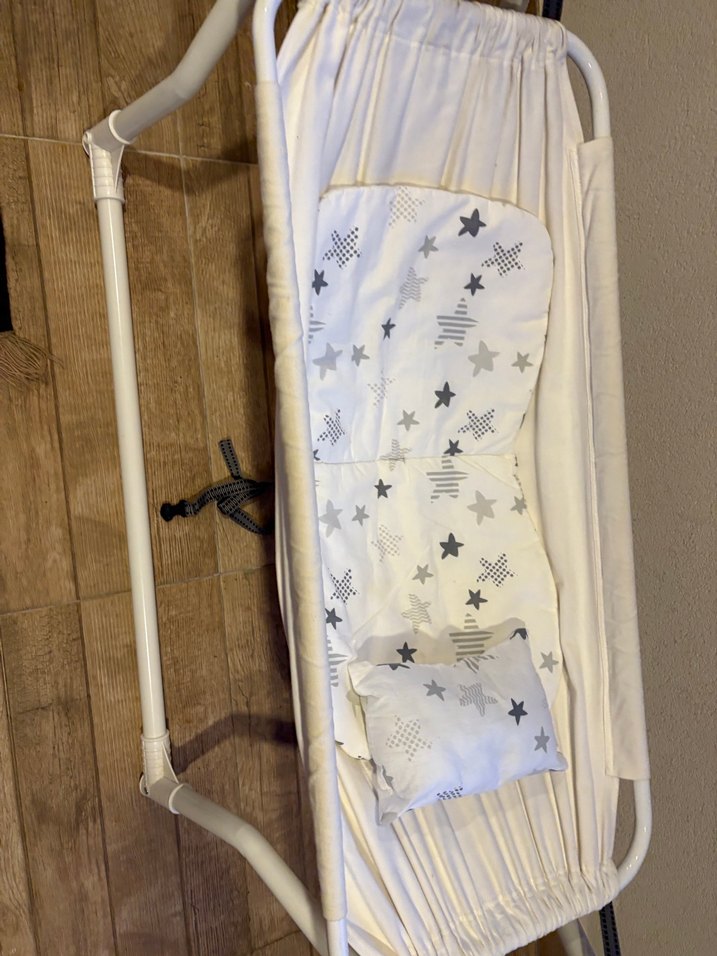 Beyaz Bebek Beşiği hamağı - Görsel 5