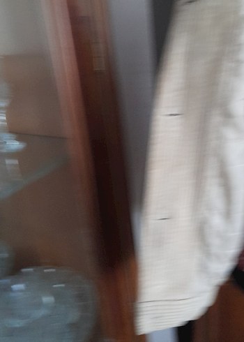 Bej Düğmeli mont Ceket - Görsel 6