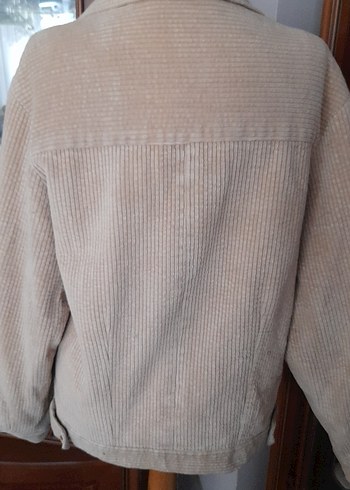 Bej Düğmeli mont Ceket - Görsel 4