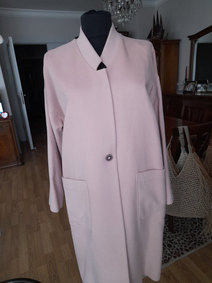 pudra renginde kaşe manto - Görsel 2