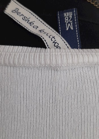 Kız Çocuk Beyaz Pamuklu Düğmeli Bolero - Görsel 4