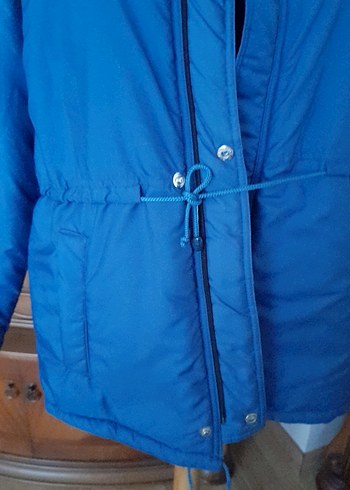 Mavi Kadın ve erkek Midi Kışlık mont - Görsel 5