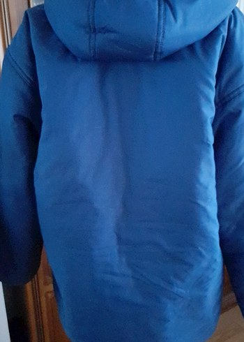 Mavi Kadın ve erkek Midi Kışlık mont - Görsel 3