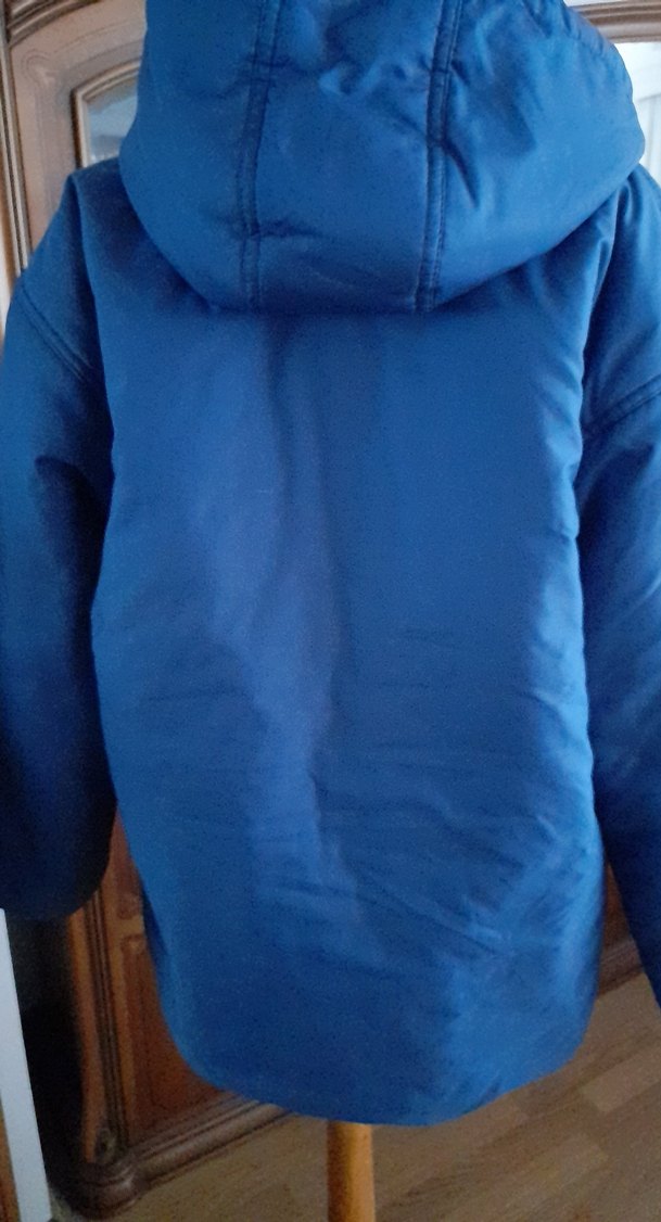 Mavi Kadın ve erkek Midi Kışlık mont - Görsel 3