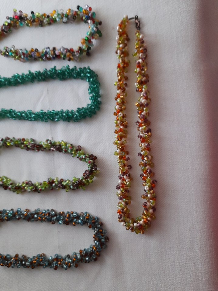 Renkli Boncuklu Uzun Bohem Kadın Kolye - Görsel 2