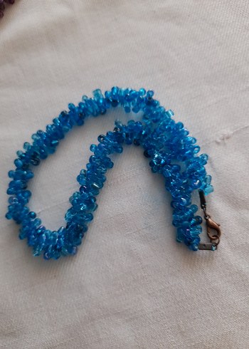 Renkli Boncuklu Uzun Bohem Kadın Kolye - Görsel 4