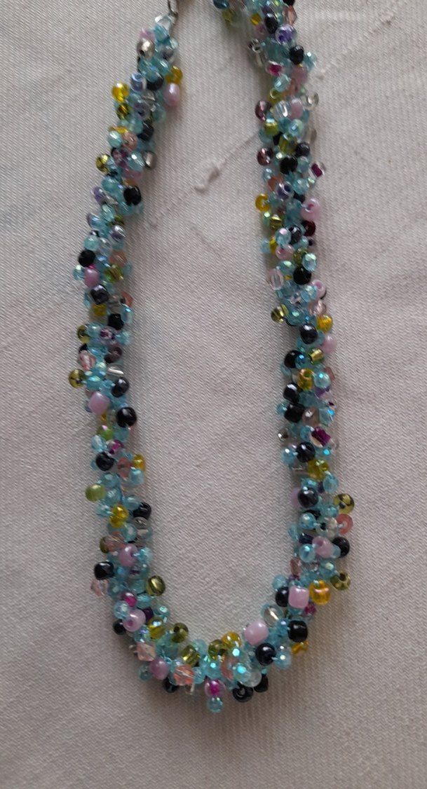 Renkli Boncuklu Uzun Bohem Kolye - Görsel 4