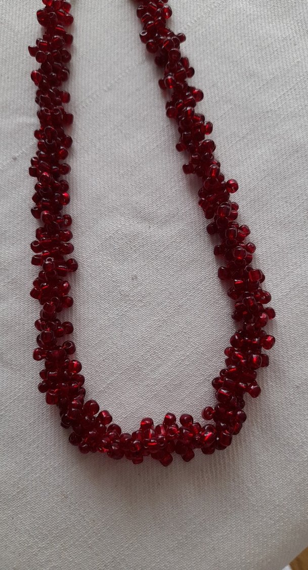 Renkli Boncuklu Uzun Bohem Kolye - Görsel 5