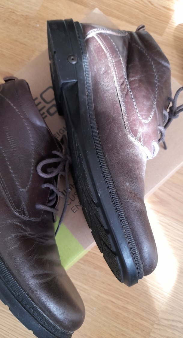 Kahverengi Minimalist Erkek Ayakkabı Bağcıkları - Görsel 2