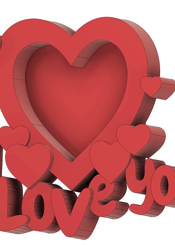 Sevgililer Günü Kalpli Çerçeve - Görsel 6