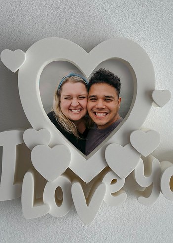 Sevgililer Günü Kalpli Çerçeve - Görsel 2