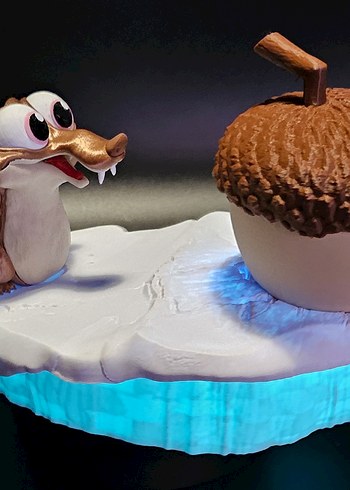 Işıklı Bebek Scrat ve Palamut Dekoru - Görsel 3