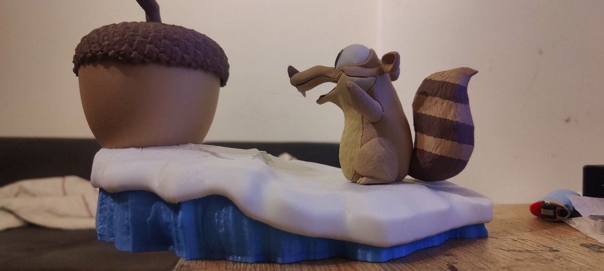 Işıklı Bebek Scrat ve Palamut Dekoru - Görsel 4