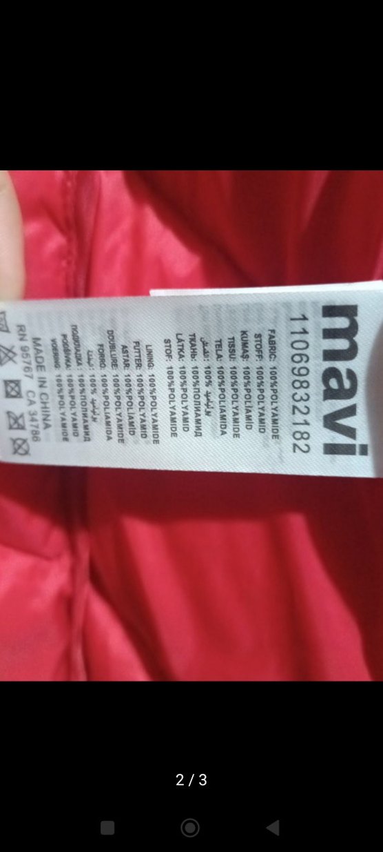 Mavi Denim Wear Kırmızı Erkek Rozeti - Görsel 2