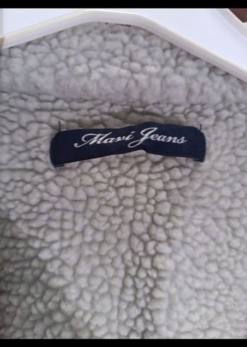 Düğmeli Mavi Kadın Erkek Kot Ceket - Görsel 2