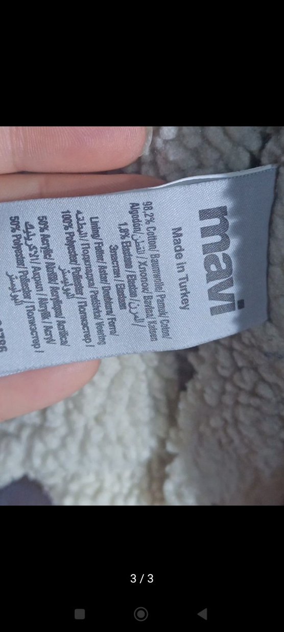 Düğmeli Mavi Kadın Erkek Kot Ceket - Görsel 3