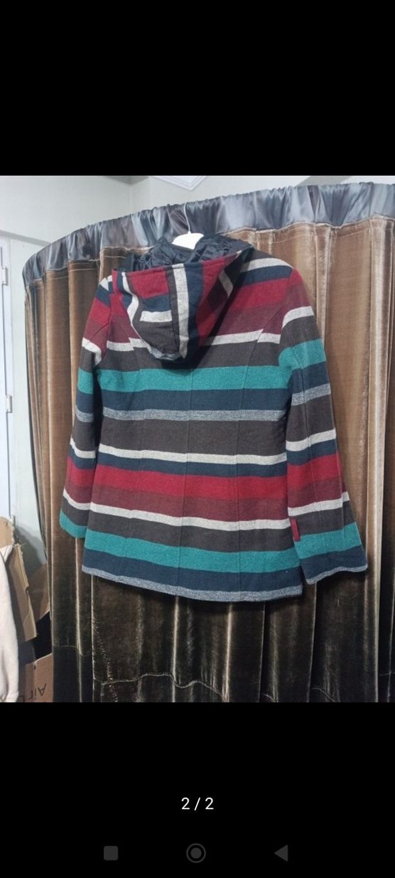 Kadın Çok Renkli Mini Düğmeli Ceket - Görsel 2