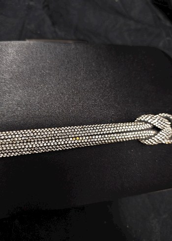 Saten Siyah Kadın Abiye Çanta - Görsel 4