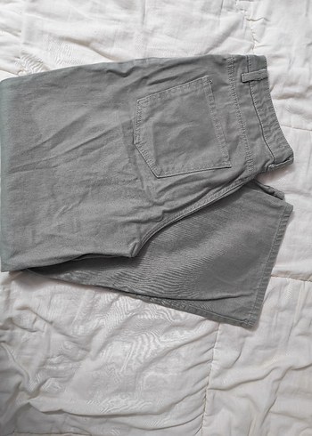 Yeşil Füme Kadın Pantolon Bol Kesim - Görsel 3