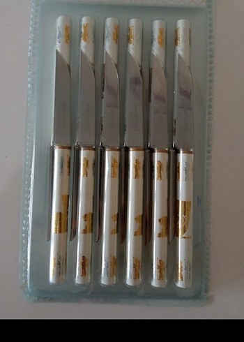 Çiçek Desenli Meyve Bıçağı Seti 12 Parça - Görsel 3