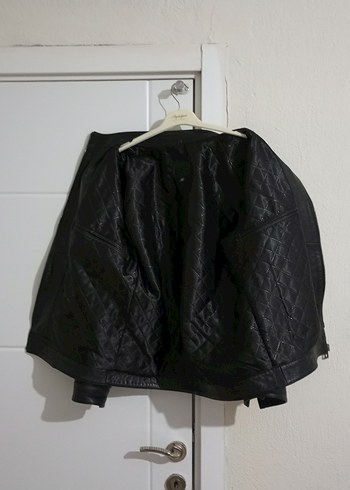 Erkek Siyah Deri ceket - Görsel 2