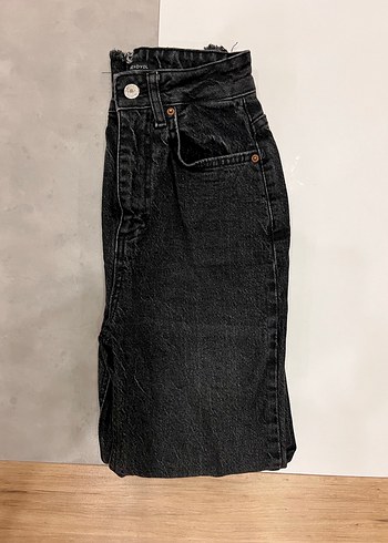 Milla siyah mom jean - Görsel 6