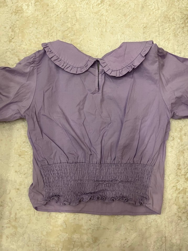 Lila Milla gömlek - Görsel 4