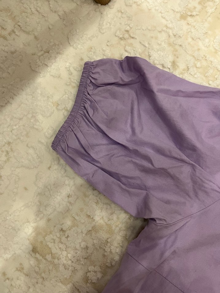 Lila Milla gömlek - Görsel 3