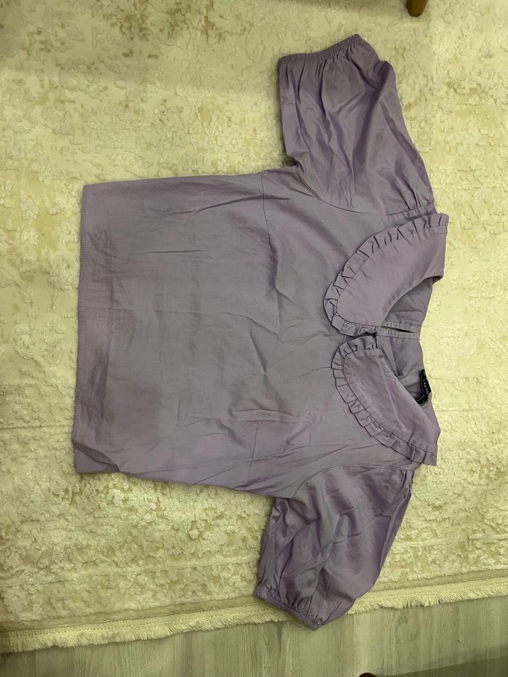 Lila Milla gömlek - Görsel 2