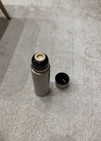 Gri Çelik Termos Şişe - Görsel 2