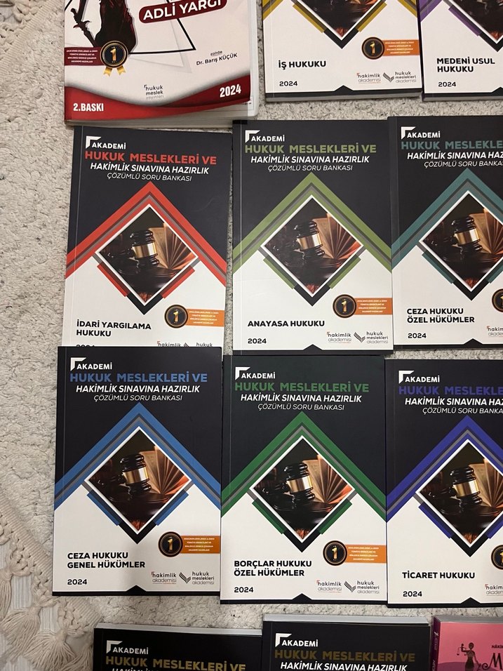 İlkuzem hukuk kitapları tam set - Görsel 2