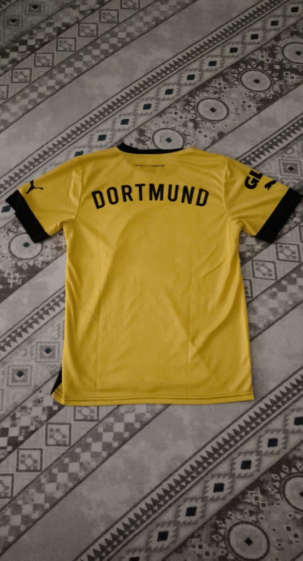 Sarı Siyah Erkek Streetwear Spor Tişört - Görsel 2