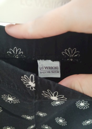 Kız çocuk papatya desenli ispanyol paça tayt. - Görsel 5