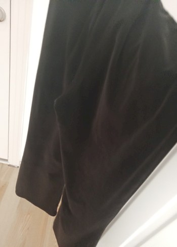 Kız çocuk kadife ispanyol paça tayt - Görsel 4