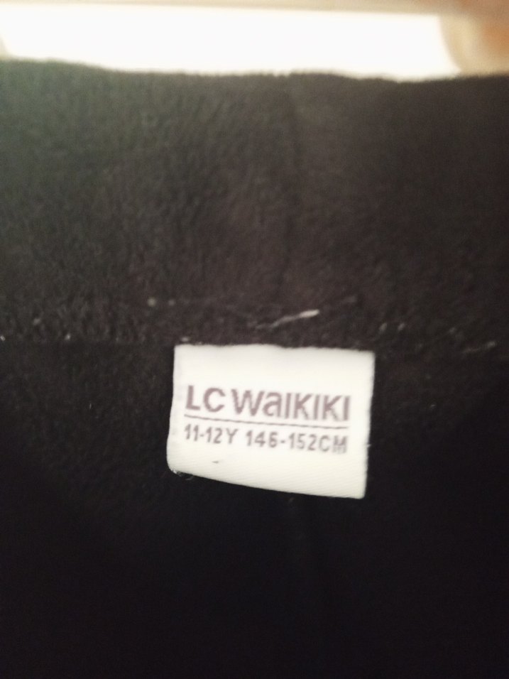 Kız çocuk kadife ispanyol paça tayt - Görsel 5