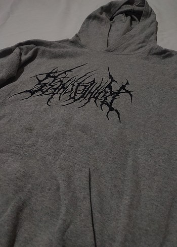 Unisex Gri Baskılı Sweatshirt - Görsel 2