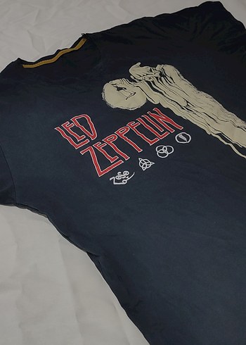 Led Zeppelin Baskılı Tişört - Görsel 2