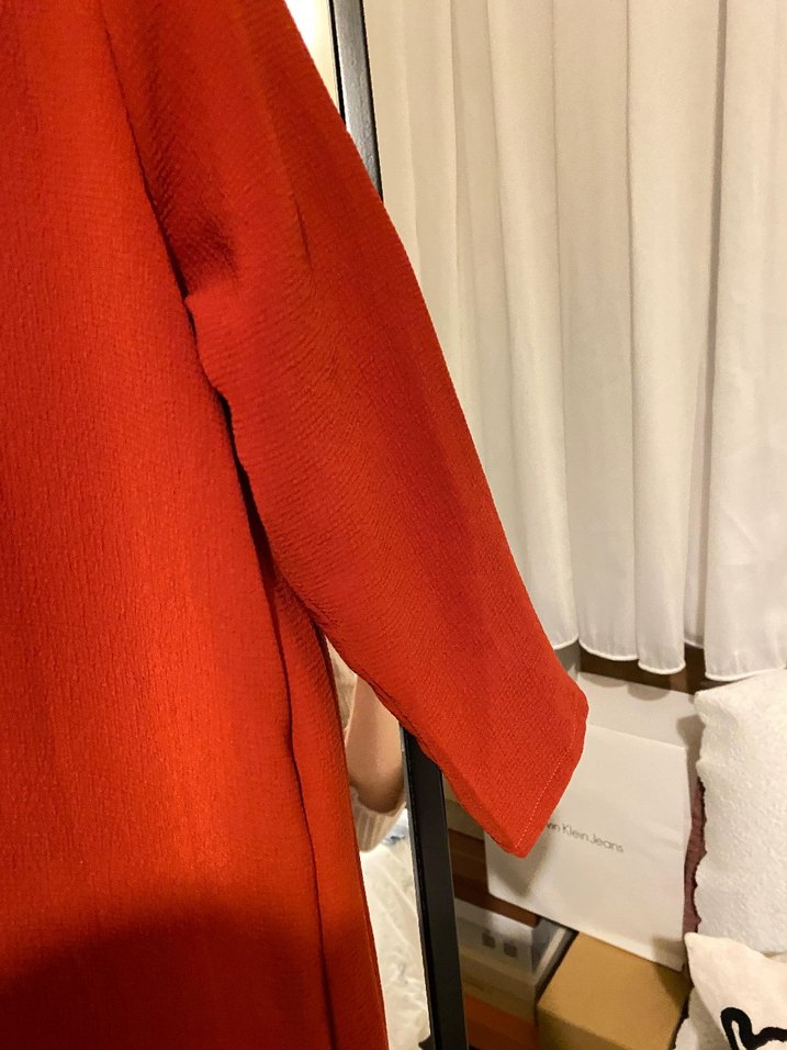 Pierre Cardin Turuncu Midi Boylu Kadın Tunik - Görsel 4