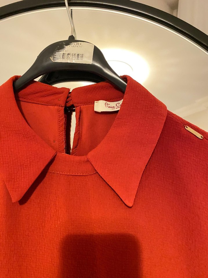 Pierre Cardin Turuncu Midi Boylu Kadın Tunik - Görsel 2