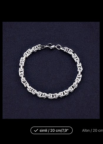 Erkek Kral Bileklik - Görsel 6