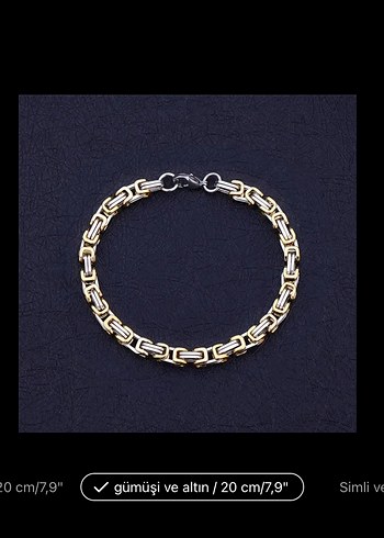 Erkek Kral Bileklik - Görsel 5