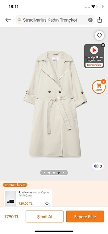 Stradivarius stradivarius trençkot